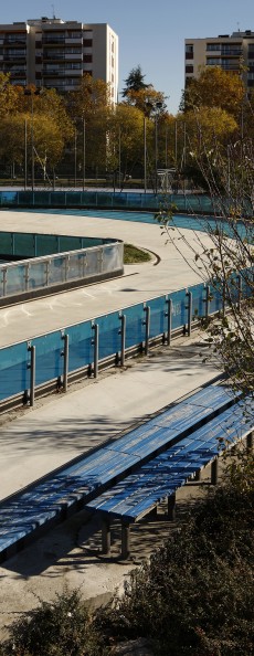 Sistemazione a verde pubblico attrezzato, comprensivi di 2 piste di pattinaggio a rotelle e 1 campo polivalente
