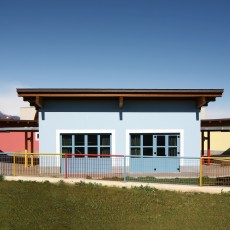 Lavori di costruzione scuola materna comunale in Via Bucet